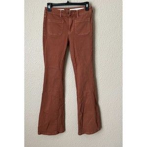 Anthropologie Brown Flare Pants